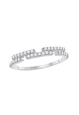 lovely white gold baby ring 